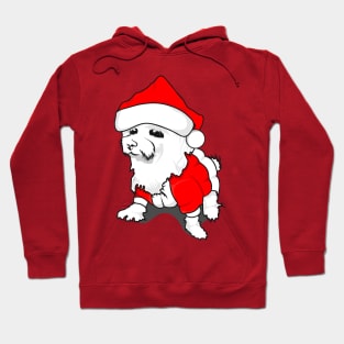 cute poodle love christmas Hoodie